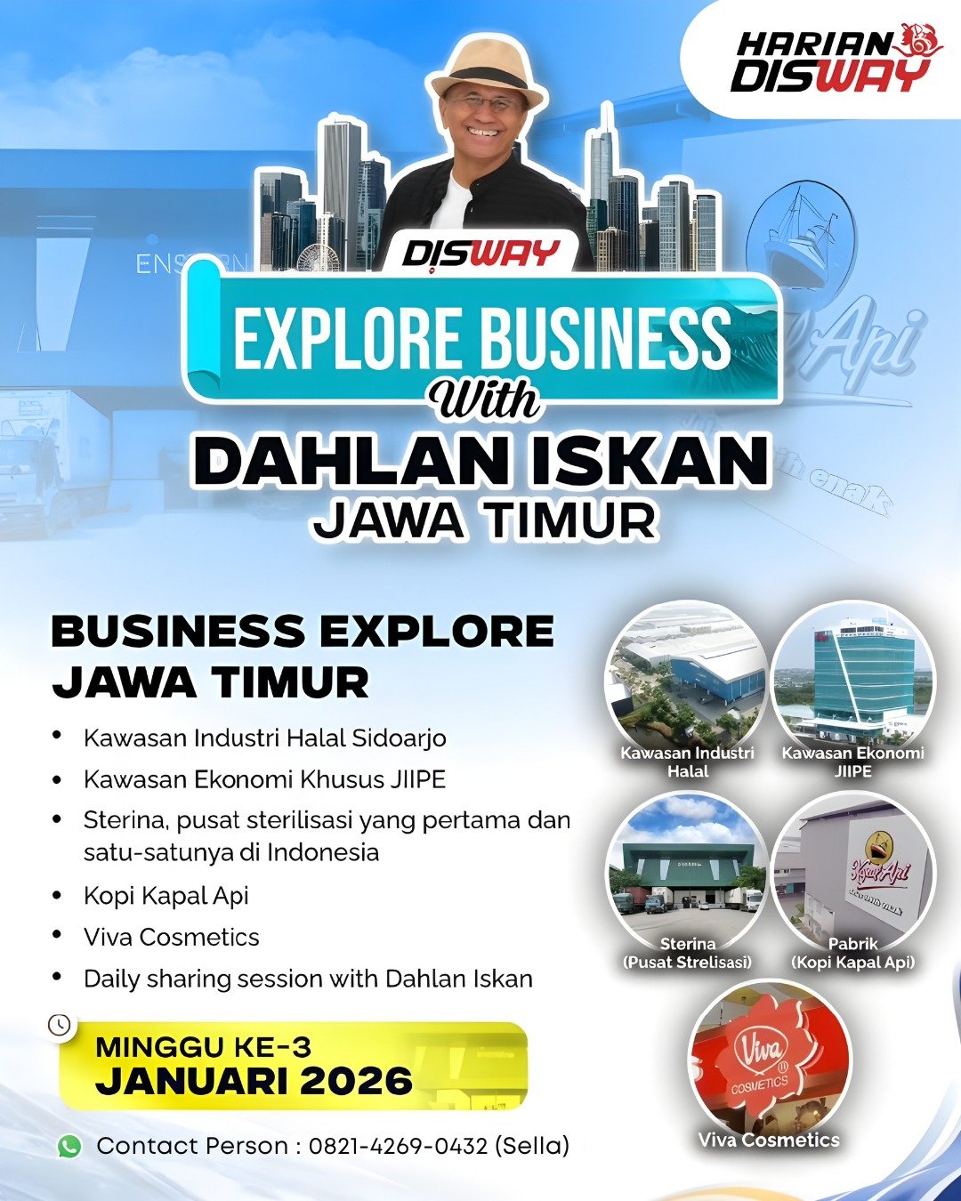 Pendaftaran Trip Jawa Timur Bersama Dahlan Iskan